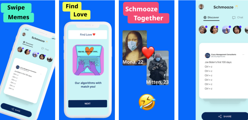 1,「schmooze」——全世界都希望你成功,可我希望你快乐
