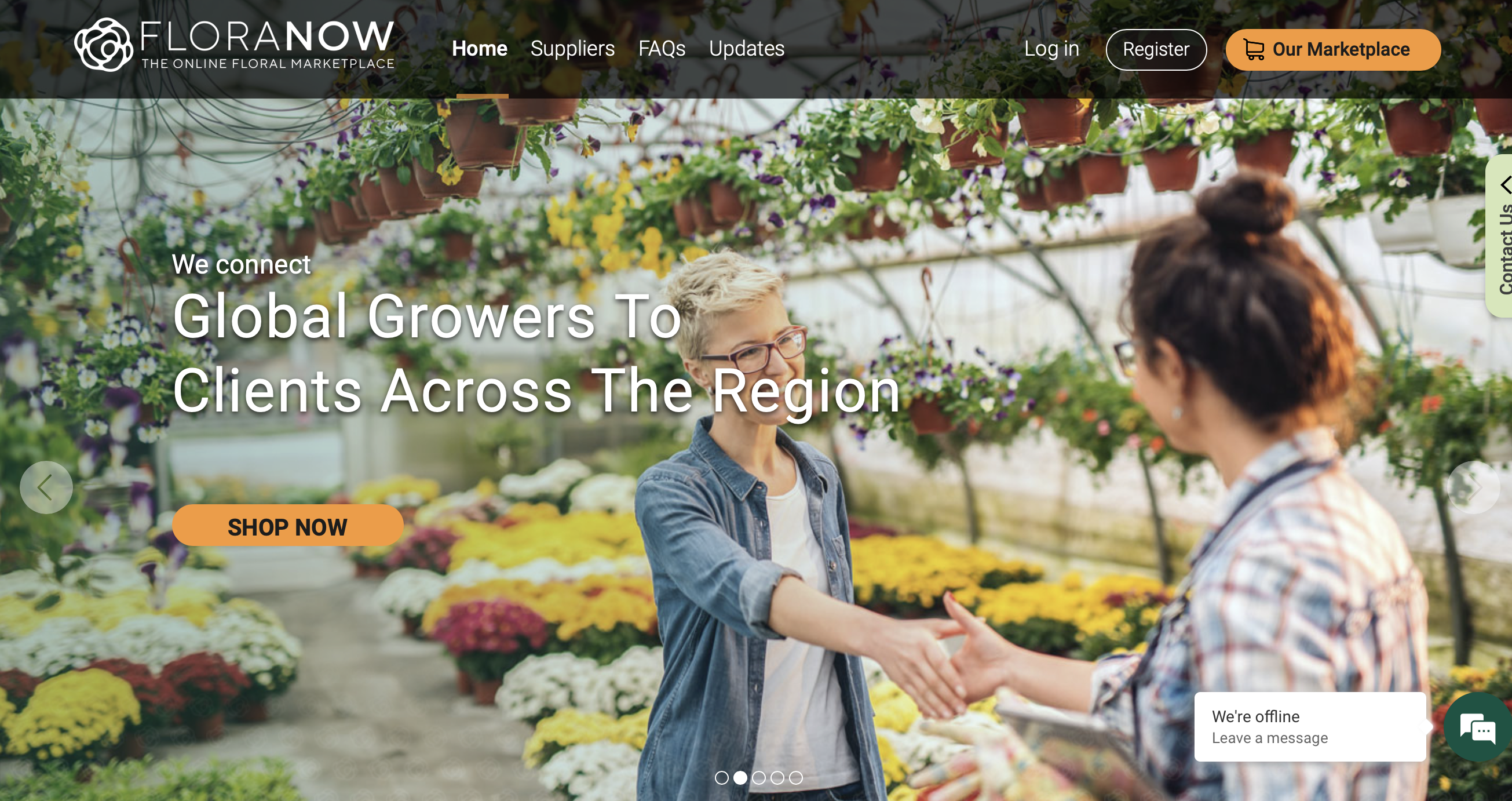 The first online flower trading platform in the Middle East