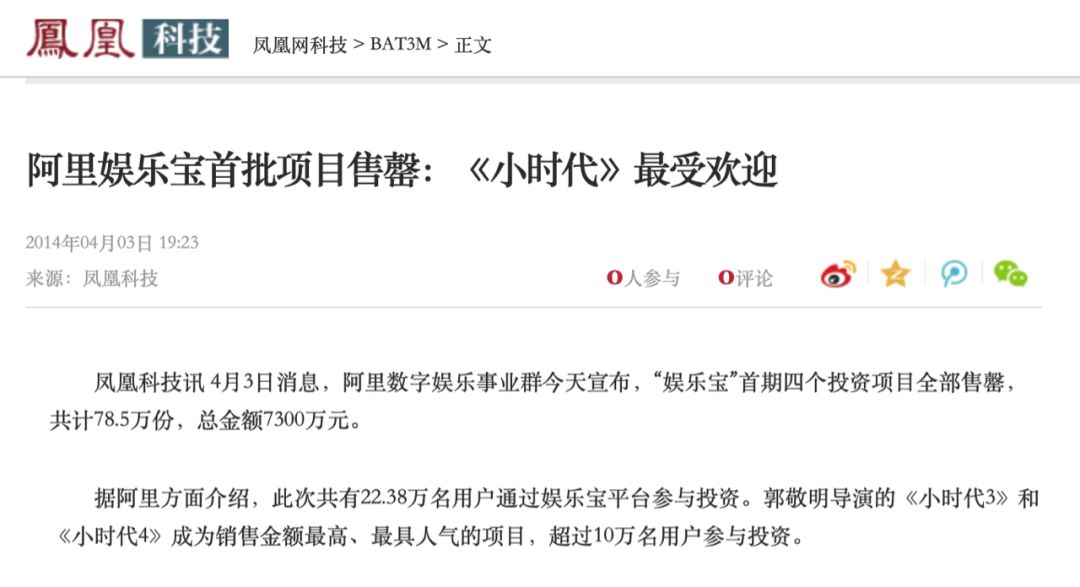 众筹电影这些年：成长、反思、未来