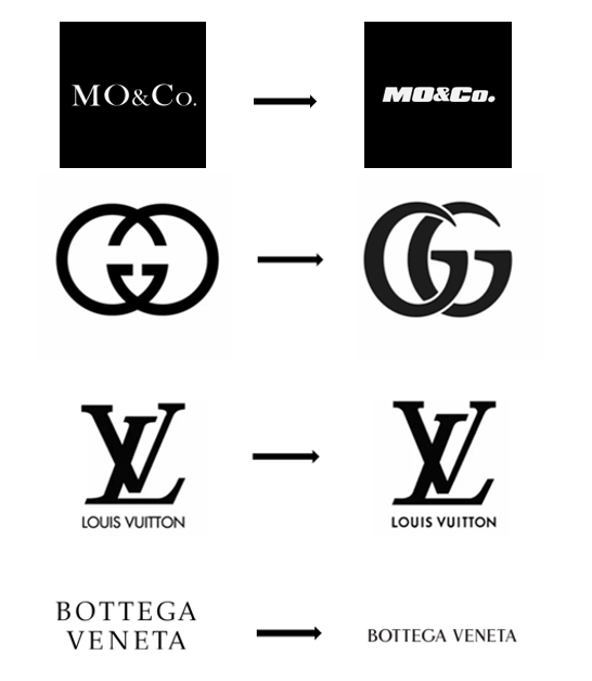 Accelerate rejuvenation, 10 luxury fashion brands changed their logo last year