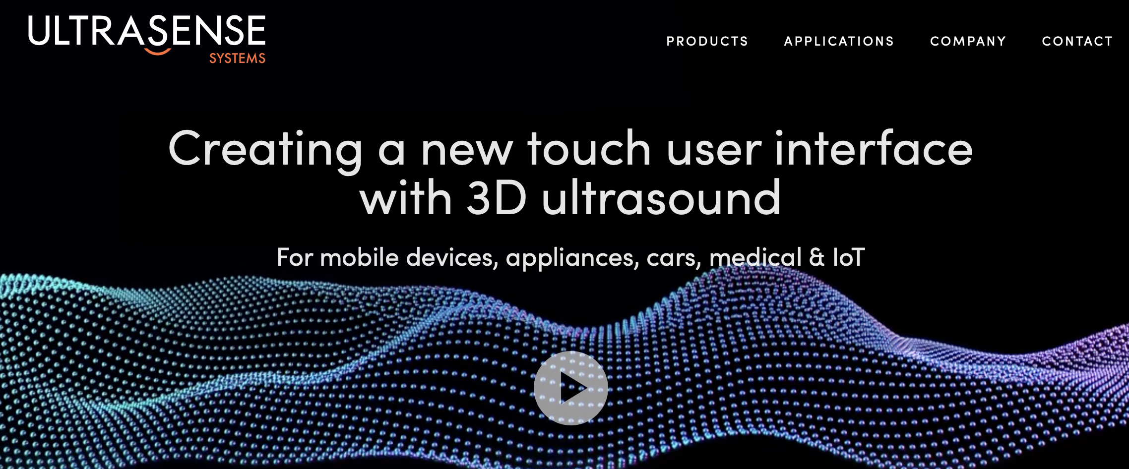 「UltraSense Systems」获 2000 万美元 B 轮融资,将推出全球首个超声波传感器