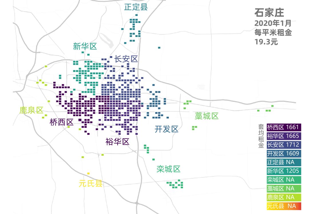 贝壳找房最新房租地图出炉，18城210个城区租金都在这儿了