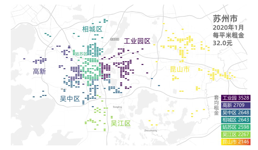 贝壳找房最新房租地图出炉，18城210个城区租金都在这儿了
