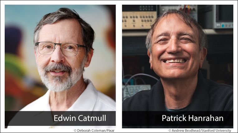 图灵奖公布，计算机图形学先驱Hanrahan和Catmull获奖，二人见证了好莱坞3D动画电影史
