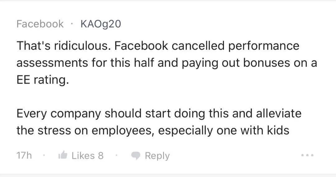 面对疫情，Google 和 Facebook 为什么要给员工开「大锅饭」？