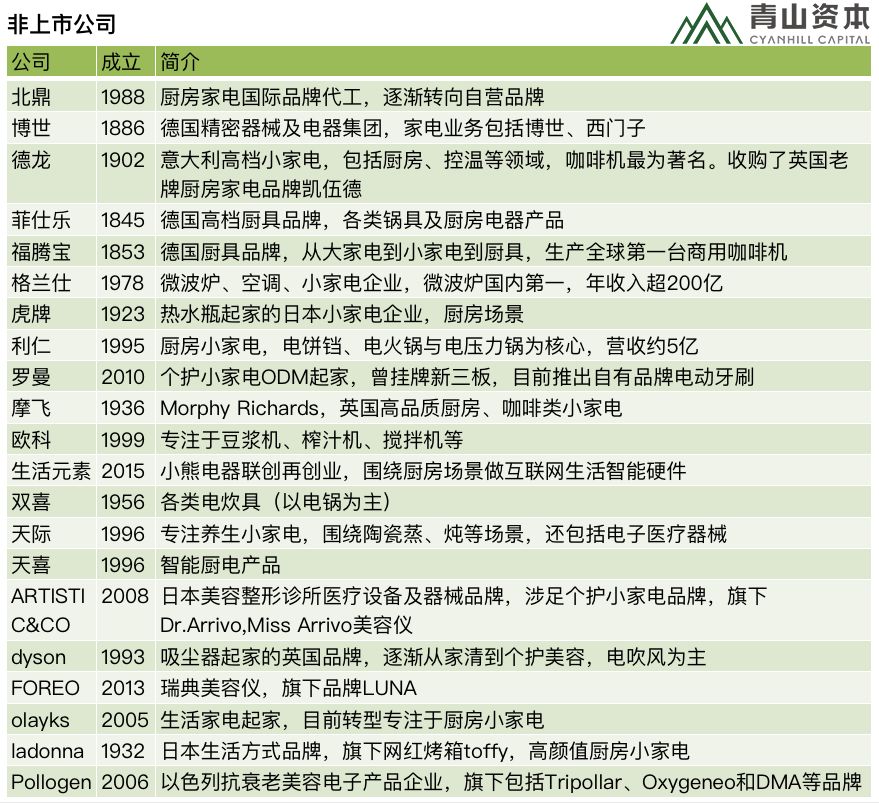 消费品品类速览: 小家电