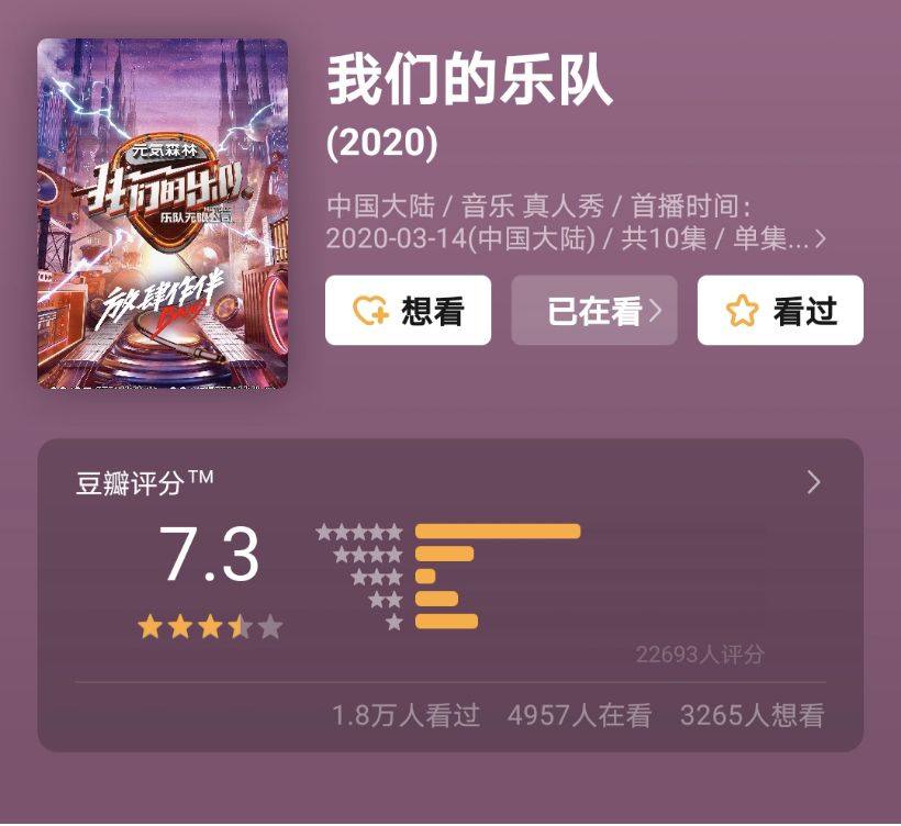 《我们的乐队》评分两极分化，乐队综艺如何突围？