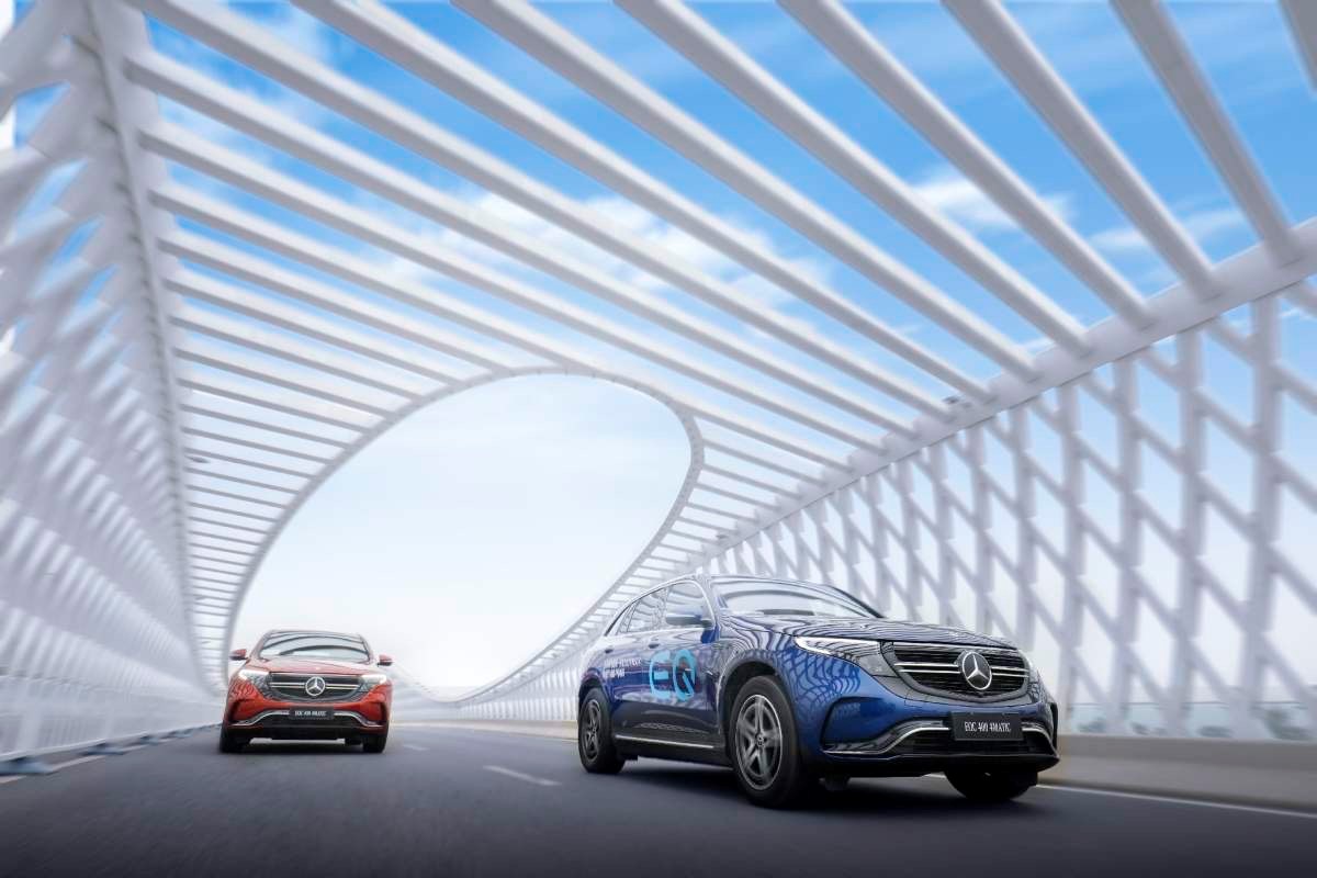 New Mercedes-Benz EQC pure electric SUV hands-on experience, electric + luxury new choice