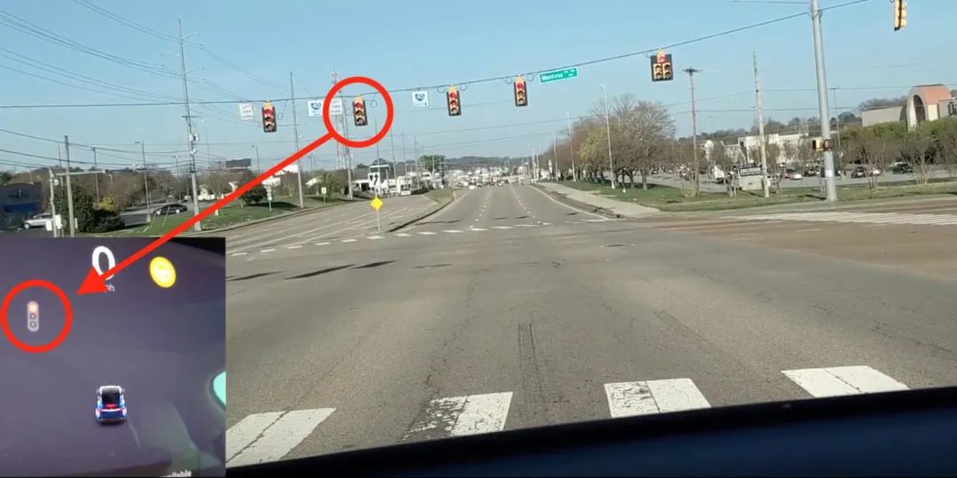 How did Tesla AutoPilot cross the road?