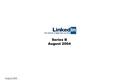 2004年LinkedIn B轮融资计划书开封：如今股价已达227美元的它当年是怎么融资的