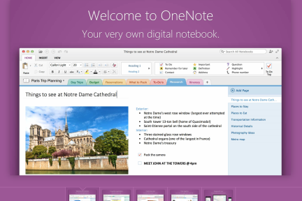 微软发布 Mac 版 OneNote