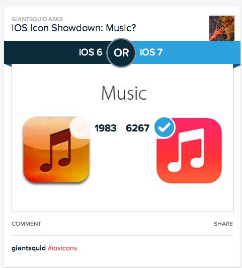 iOS 7 图标 VS iOS 6图标，你爱哪个？