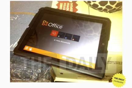 微软即将发布 iPad 版 Office