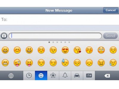 Emoji emoticons come standard in iOS 5.