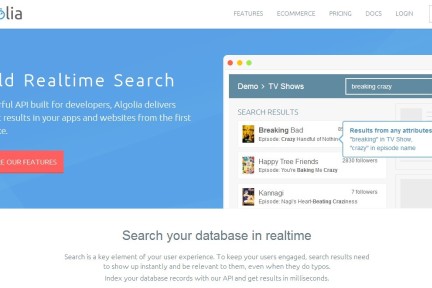 敢和我比“快”吗？法国初创公司Algolia为你提供毫秒级的数据库实时搜索服务