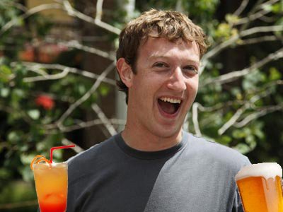 If the underage Mark Zuckerberg could have had beer or a mixed drink, he'd have picked...