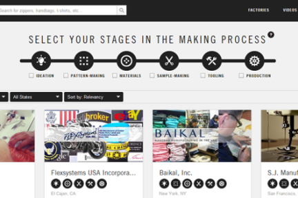 缩短idea到成品的距离，Maker's Row搭了一个为设计师和代工厂牵线的平台
