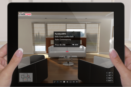 InsideMaps让用户以智能手机2D摄像头给室内扫描并生成3D模型，优化家庭装修和家具选购体验