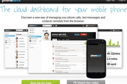 Phonedeck推出电话信息云端管理应用，让你在电脑上管理电话信息