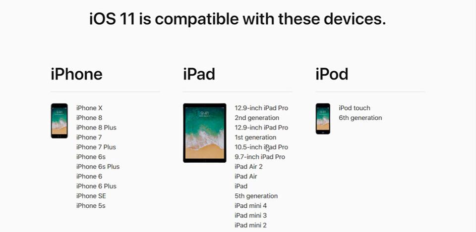 iOS 11更新指南：更新时需要做什么？可以兼容哪些设备？以及有哪些新功能？