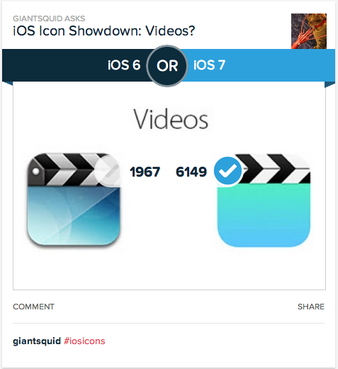 iOS 7 图标 VS iOS 6图标，你爱哪个？