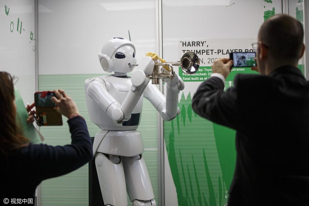 【图说】《西部世界》现实版多洛莉丝现身，伦敦机器人展连婴儿都来了