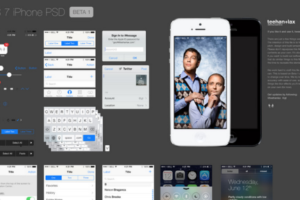 App开发者的福音，Teehan+Lax工作室发布iOS7 UI设计模板