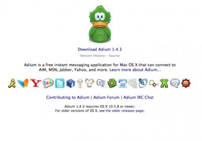 Adium combines all of your buddy lists (Gchat, Facebook Chat, AIM, iChat) into one