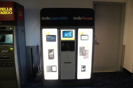 Amazon 推“Kindle Kiosk”自动售货机，尝试在线下直销其硬件设备