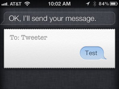 Send tweets and update your Facebook using Siri