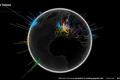 Google推出搜索请求视觉化工具Search Globe
