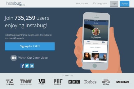 “摇一摇”找Bug，初创公司Instabug帮助你优雅地反馈应用程序错误