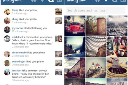 Instagram终上线Windows Phone Store，但没有视频上传功能