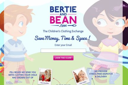 宝宝会长大，但衣服不会——英国创业公司Bertie and Bean欲打造儿童服装交换市场