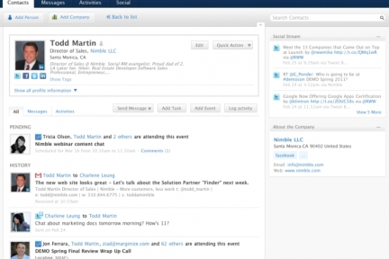 社会化CRM服务Nimble升级至2.0版，帮助企业用户用好社交媒体