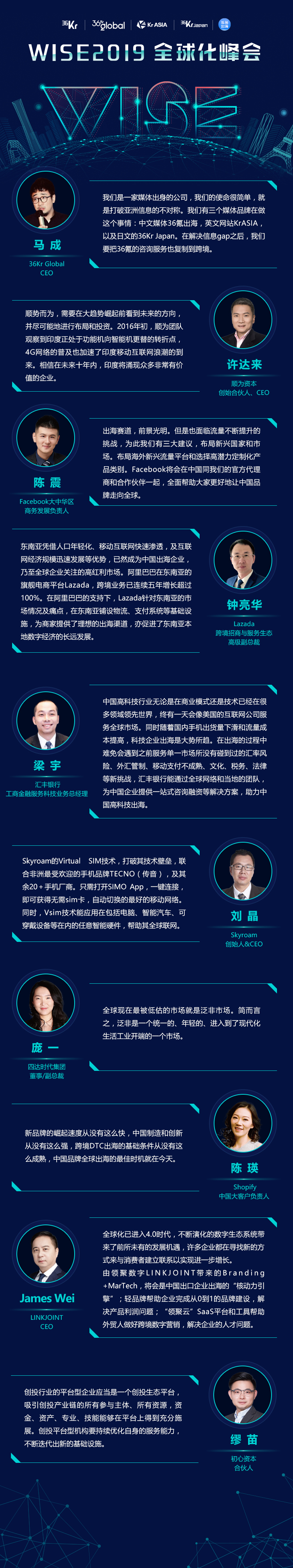 全球化浪潮下，中国企业出海的机遇与挑战丨WISE2019全球化峰会