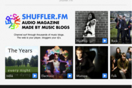 Shuffler.fm发布iPad应用，欲打造音乐版Flipboard-36氪