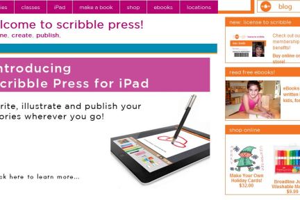 Scribble iPad 应用：让全世界的孩子都能出版自己的书籍-36氪