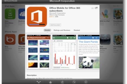 仅12小时，Office for iPad蹿升至App Store免费榜前三
