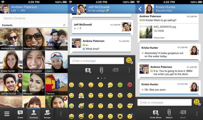 BlackBerry Messenger正式登陆APP Store