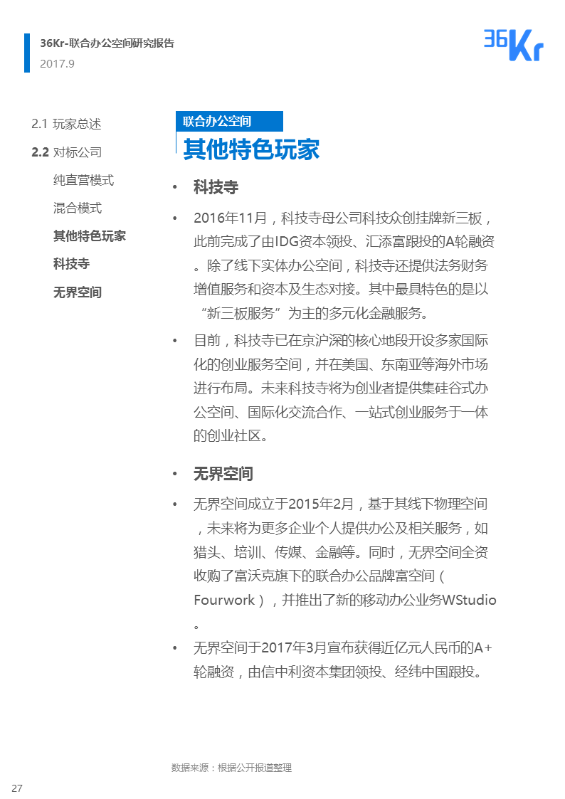 联合办公行业报告 | 联合办公，让团队和优秀的人在一起