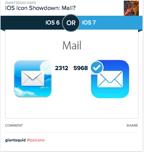 iOS 7 图标 VS iOS 6图标，你爱哪个？