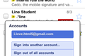 手机版Gmail支持多账户登录、手机签名和自动回复
