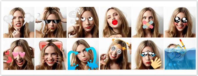 把你自己做成一款表情疯狂表情想用你的脸不同情绪的卡通效果生成