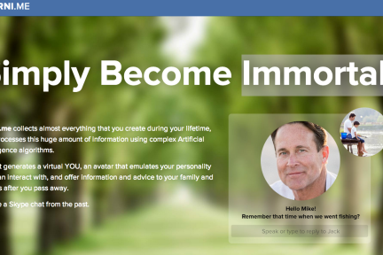 “长生不老”不是梦：Eterni.me 的人工智能技术让你“永存不朽”