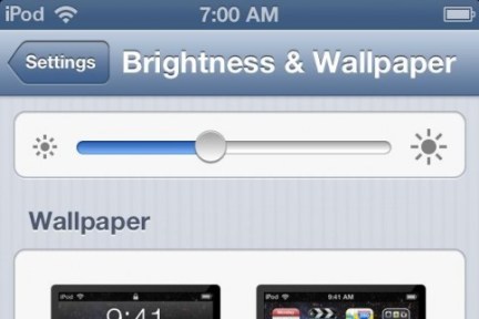 新版iPod Touch不再自带亮度感应器