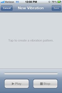 Create custom vibrations for different contacts.