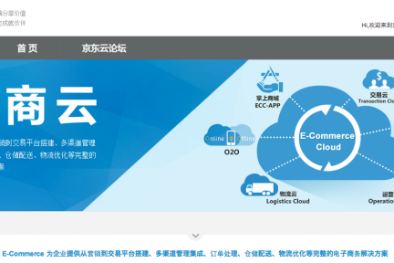 助力传统企业快速电商化，京东发布电商云解决方案