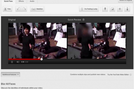 YouTube推出人脸模糊功能，让视频中的人物可以“隐脸”发布视频