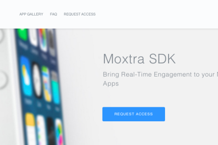 只需添加几行代码，即可在原生或Web App 中添加移动沟通协作层，Moxtra 正式开放即时协作 SDK 